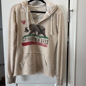 Billabong Tan California Bear Hoodie